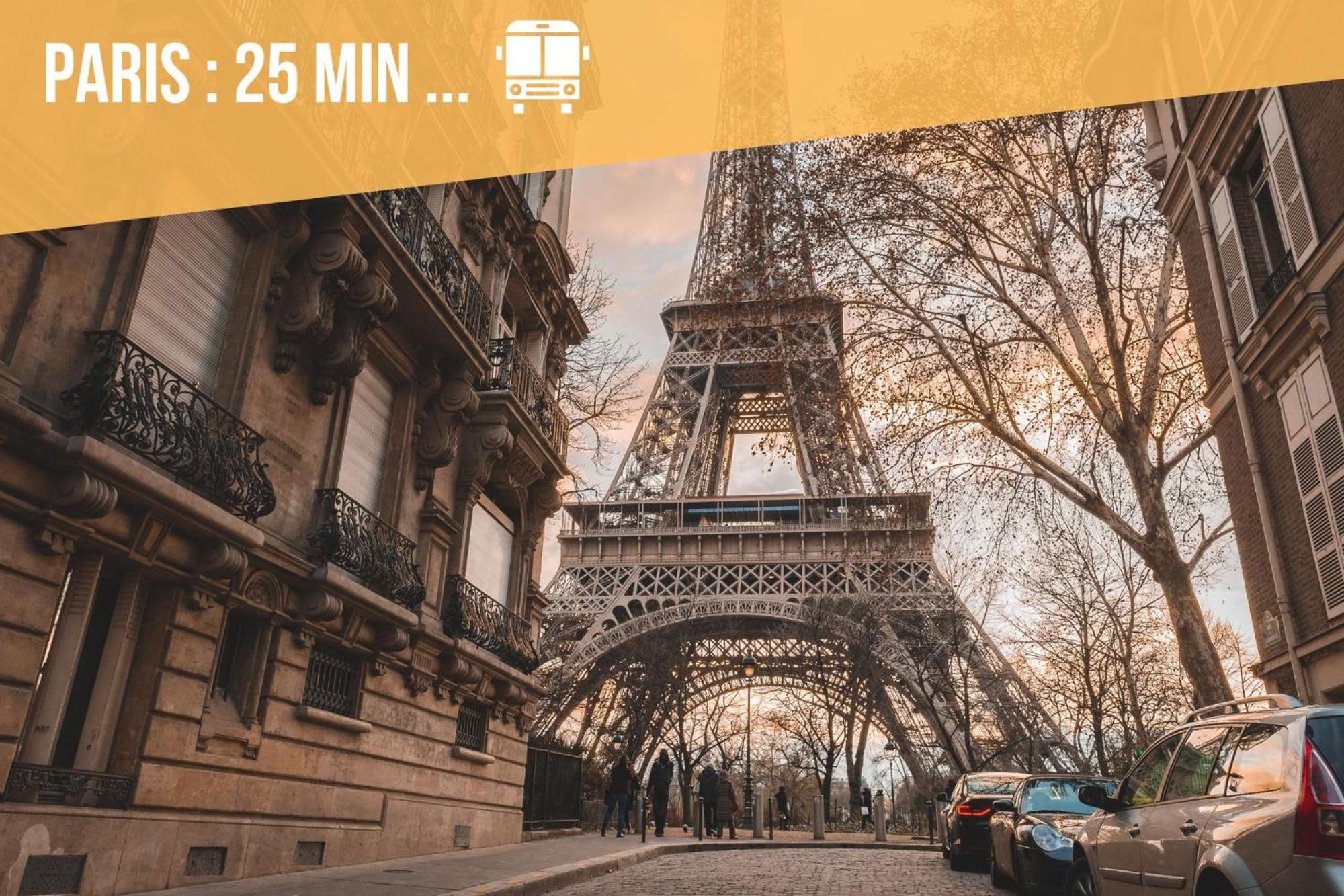 Cozy Appart 5 A 3' De La Gare - Cozy Houses Palaiseau Εξωτερικό φωτογραφία